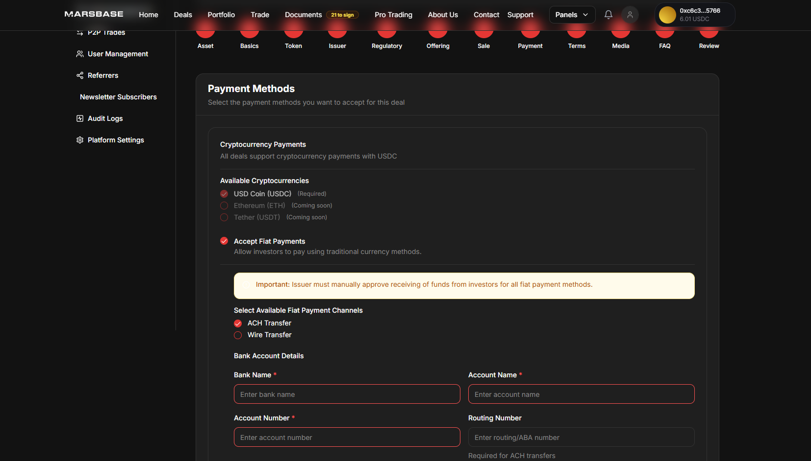 Payments & Settlement