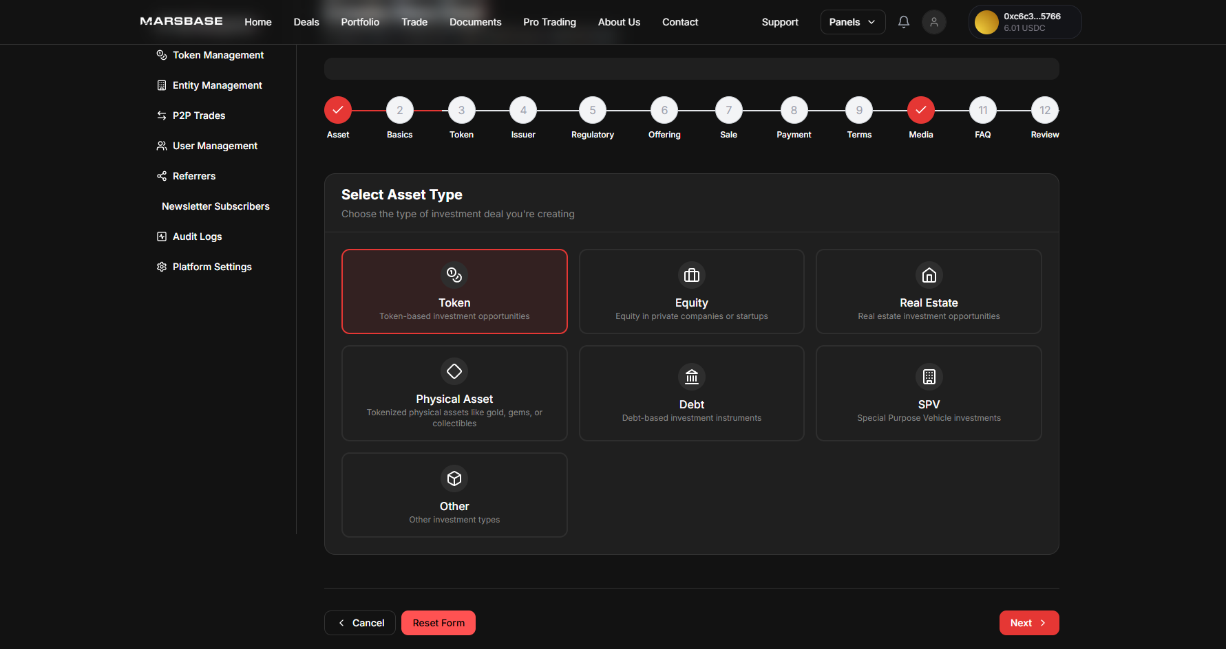 Deal Creation & Management