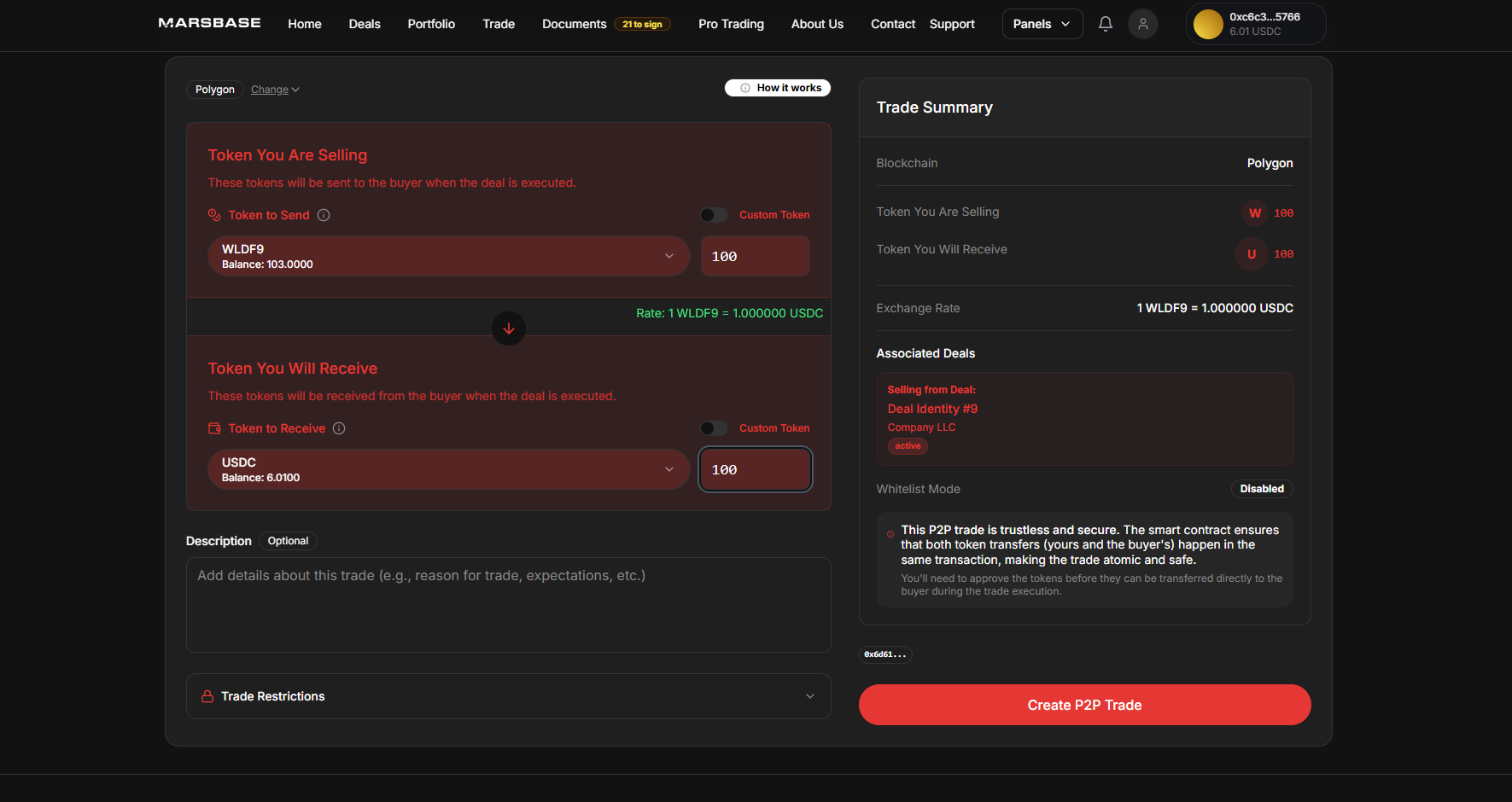 Secondary Market Trading
